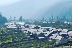 Read more about the article Harsil के पास हिमालय की गोद में बसा है खूबसूरत बगोरी, लकड़ी के मकानों और सेब के बागानों के लिए है प्रसिद्ध